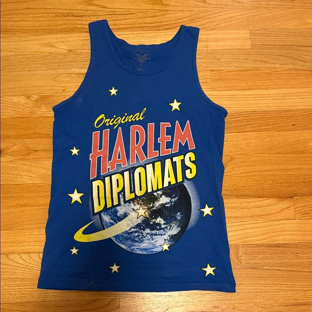 Original Harlem Diplomats Blue Tank Top